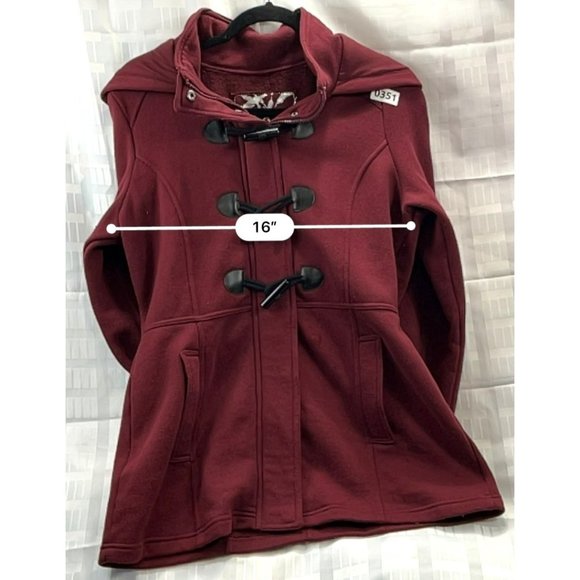 SEBBY, Women COAT, long sleeve, SIZE M, COLOR RED - Picture 4 of 12